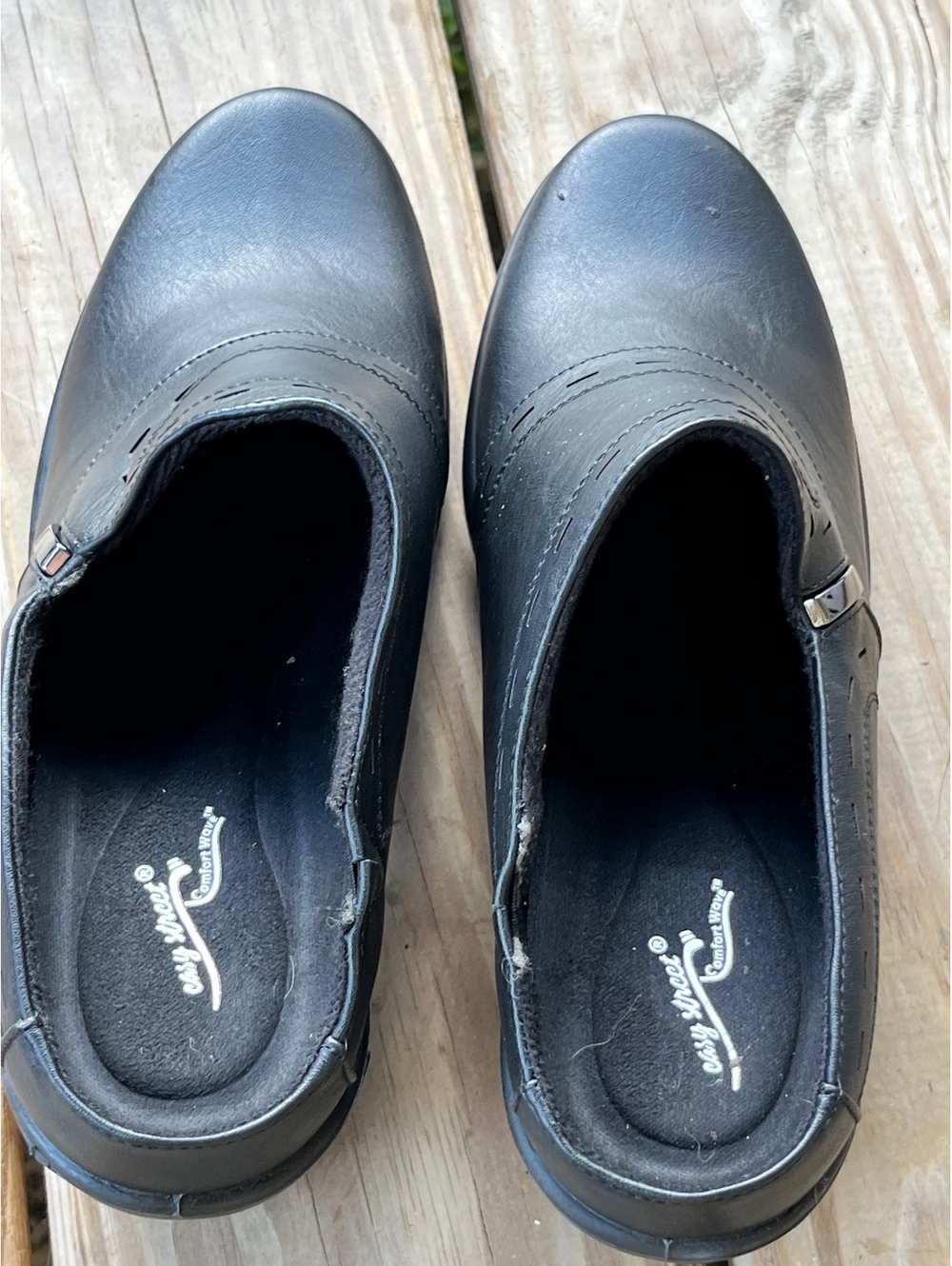 Black Comfort Mules - Size 9/40